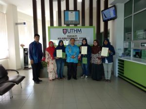 Read more about the article Credit Transfer to UTHM Malaysia September 2017 – January 2018