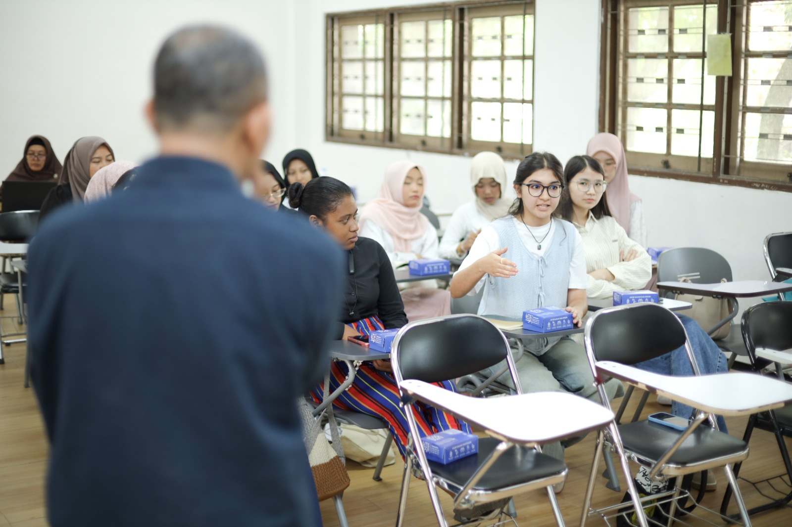 Uzbekistan Students Experience Learning in the Classroom 3